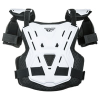 Fly Racing 2025 Motocross Youth Revel Roost Guard Offroad CE White