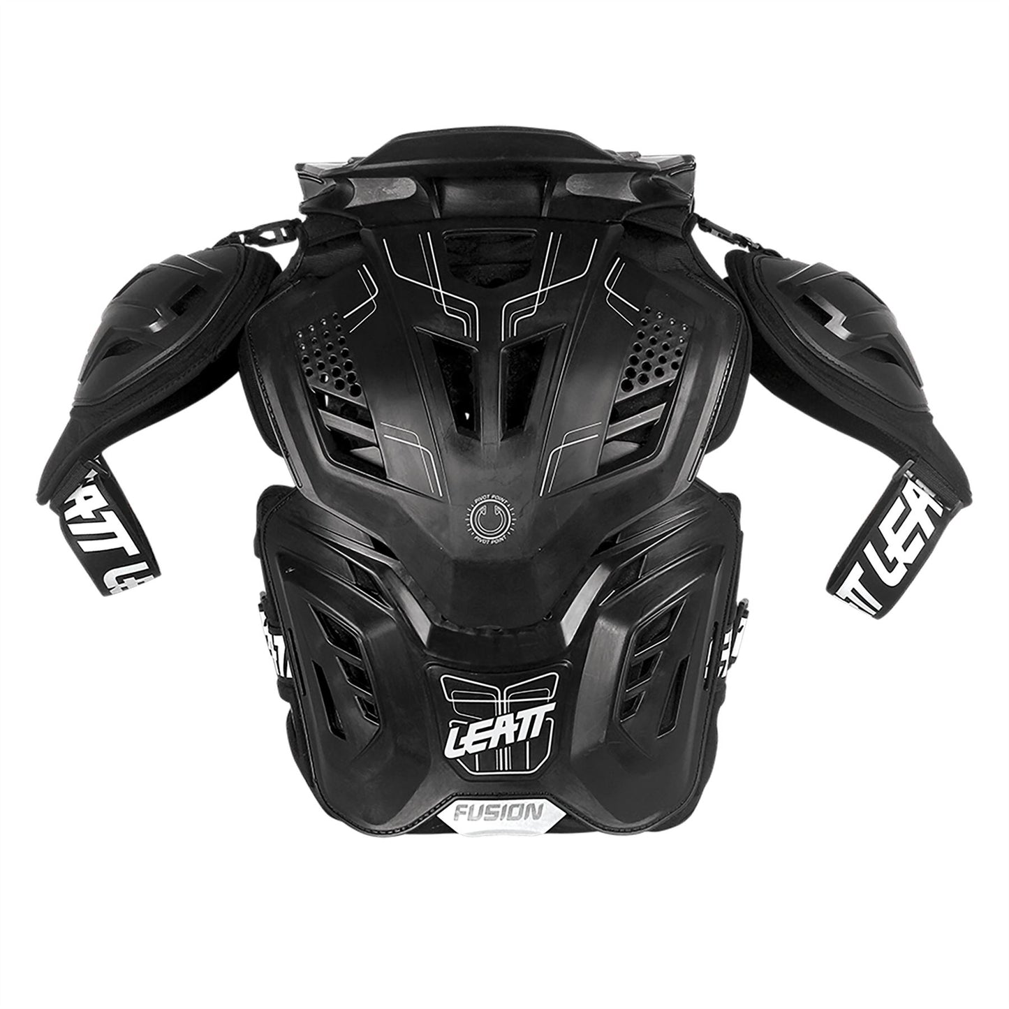 Leatt 2024 Fusion 3.0 Neck Vest Brace Black