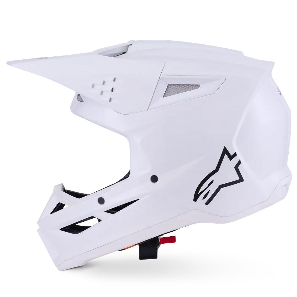 Alpinestars 2026 SM3 Solid Motocross Helmet Gloss White