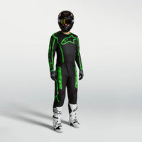 Alpinestars 2027 Fluid Apex MX Combo Kit Black Green Fluo