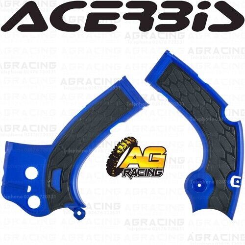 Acerbis X-Grip Frame Protector Guards Blue For Yamaha WR 250 F 2017-2019