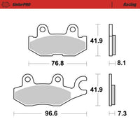 Moto-Master Pro Racing Sintered Brake Pads