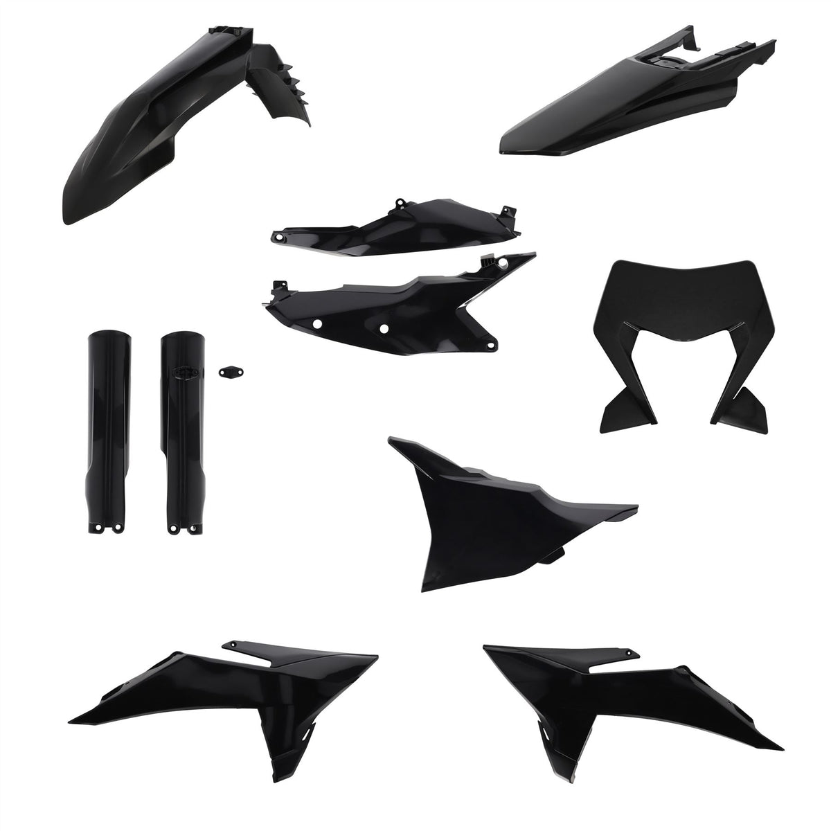 Acerbis Full Plastic Kit Black 0027450.090