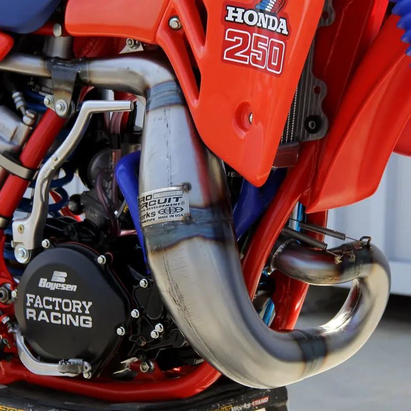 Pro Circuit Works Pipe and 304 Silencer For Honda CR 250R 1986