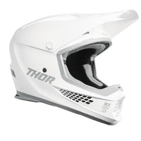Thor 2025 Motocross Helmet Sector 2 Whiteout Solid White