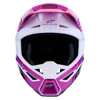 Alpinestars 2027 S-M3 Falcon MX Helmet Purple White Black Pink