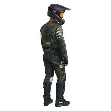 Thor 2026 Launchmode Bleach Black Camo MX Combo Kit