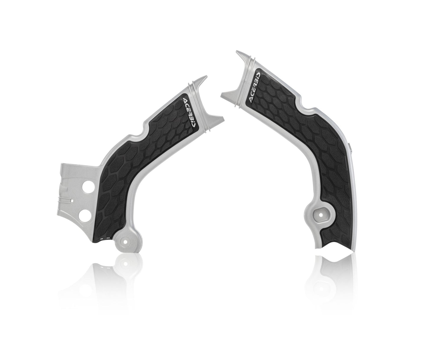 Acerbis X-Grip Frame Protector Guards Grey Black For Honda CRF 450 R 2019-2020