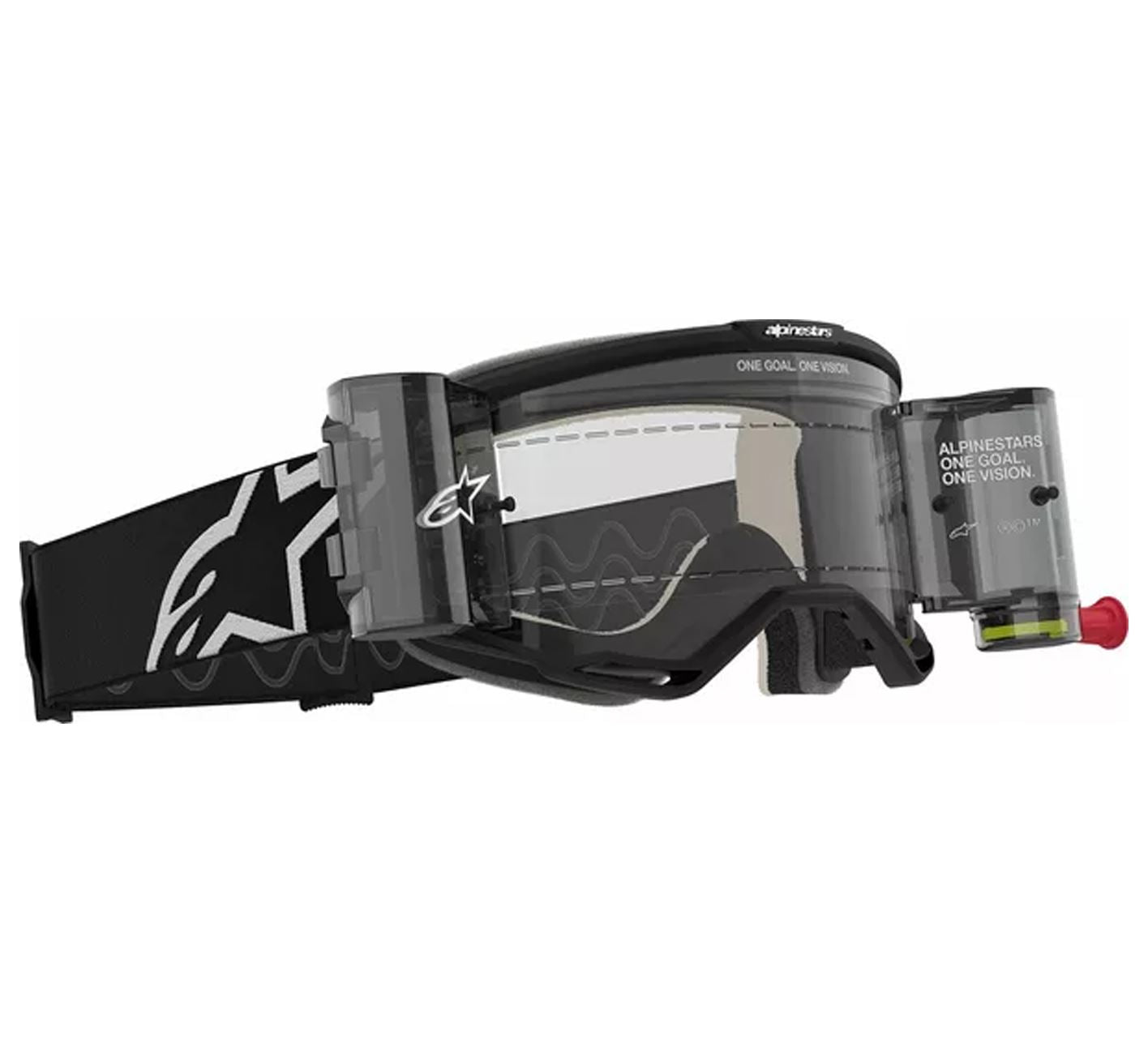 Alpinestars 2025 Goggles Vision 5 Corp Roll Off Black Clear