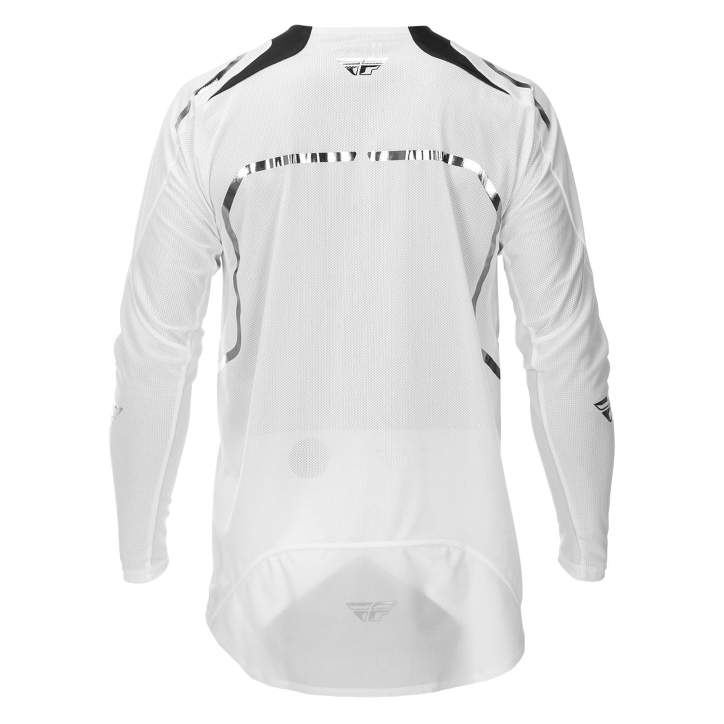 Fly Racing 2026 Motocross Jersey Evolution DST Flash  White Silver