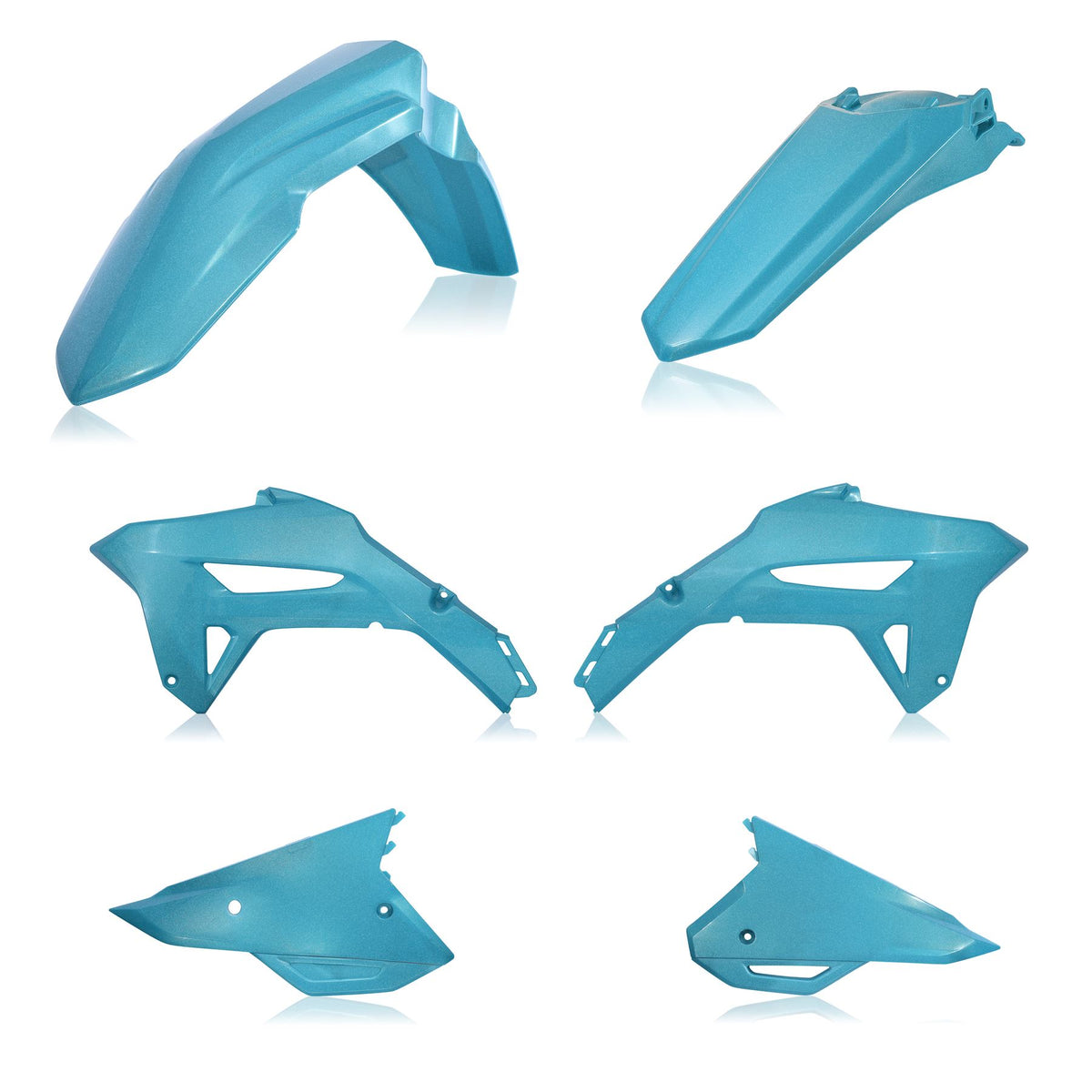 Acerbis Plastic Kit Green 3 Teal For HONDA CRF 450 R 2021-2024