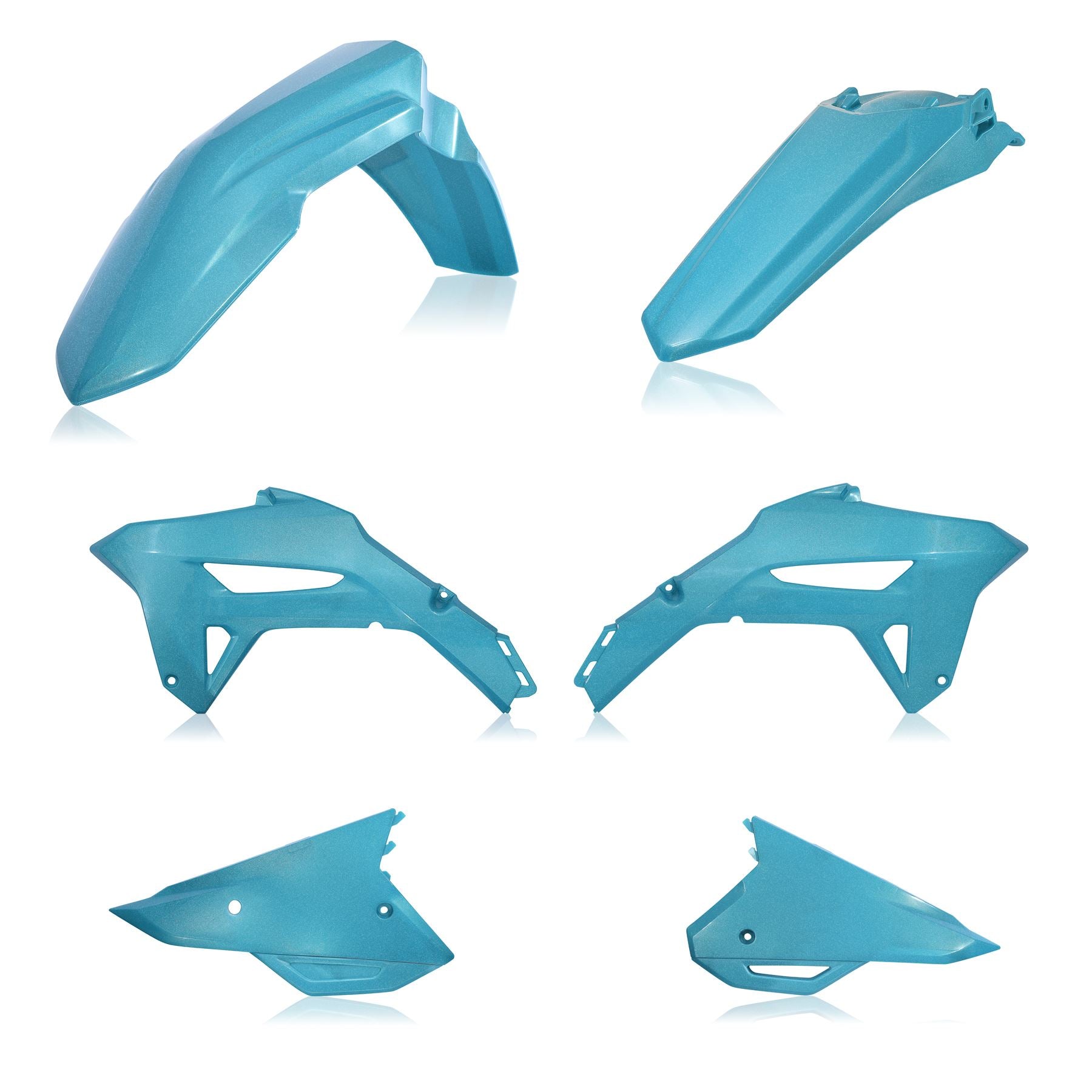 Acerbis Plastic Kit Green 3 Teal For HONDA CRF 450 R 2021-2024