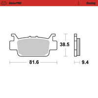 Moto-Master Pro Racing Sintered Brake Pads