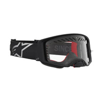 Alpinestars 2027 Supertech Dura Air Fluid MX Goggles Black Silver Clear