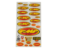 FMF Original Assorted Decal Sticker Sheet Fender Trailer Black White Yellow Red