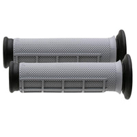 Renthal Dual Compound Grips Half Waffle Grey Black Quad ATV Grips