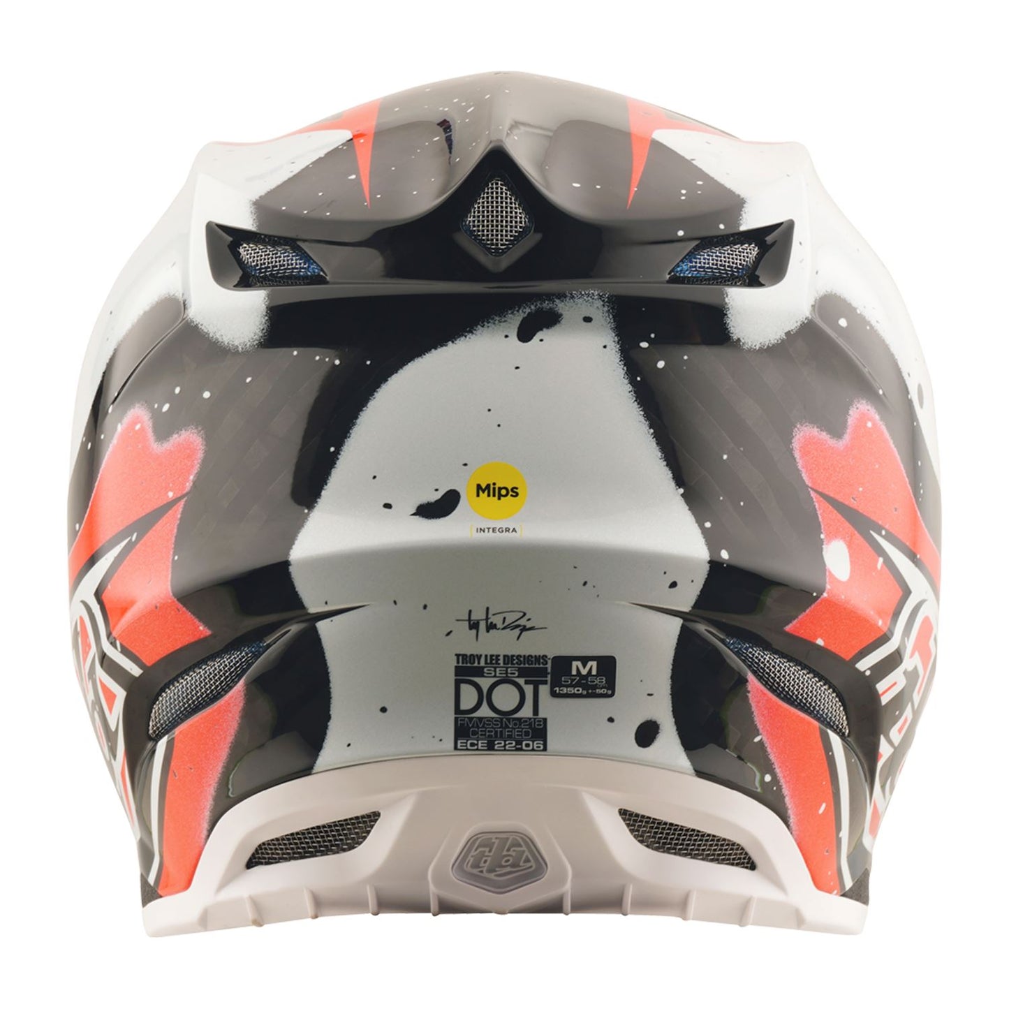 Troy Lee 2026 Motocross Helmet SE5 Carbon Membrane Black Red