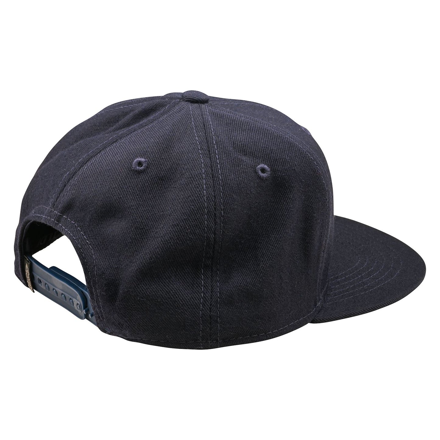 Troy Lee Designs Spring 2025 MX Badge Flat Bill Snapback Cap Navy