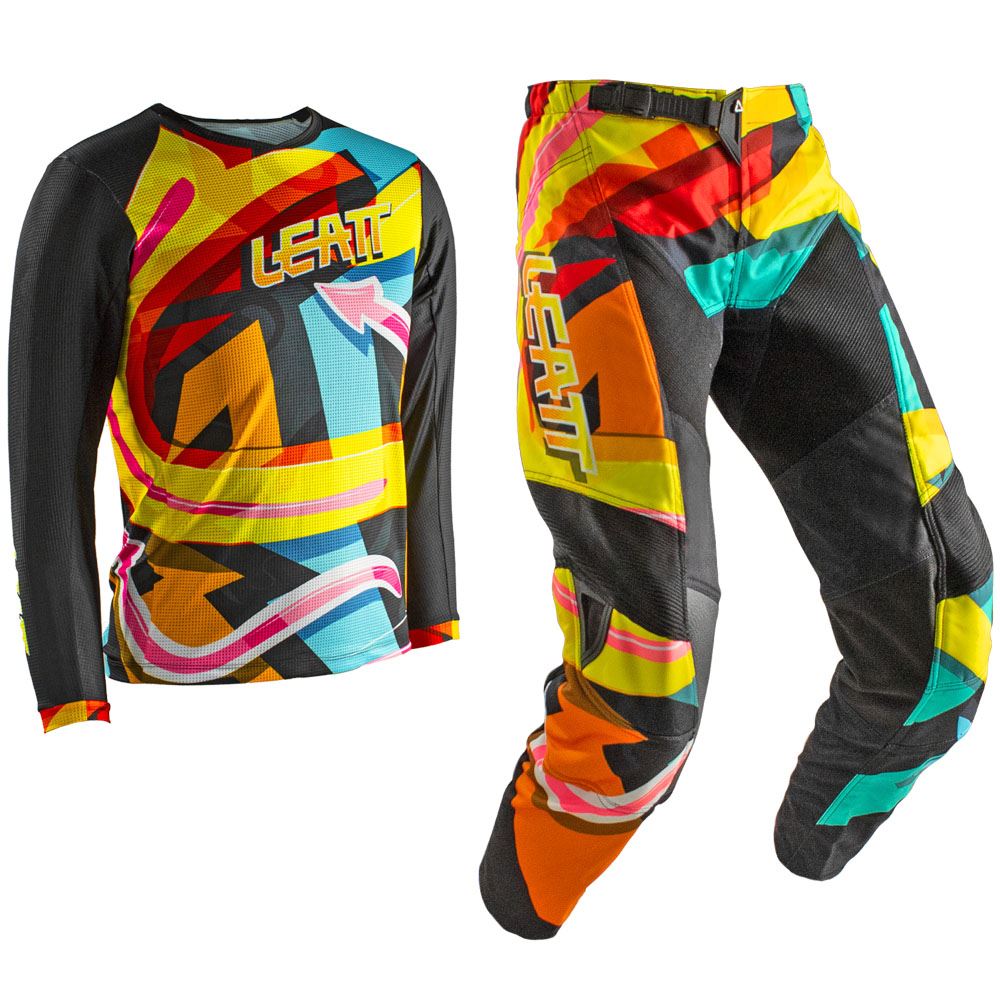 Leatt 2025 Motocross Combo Ride Kit 3.5 Youth Multi
