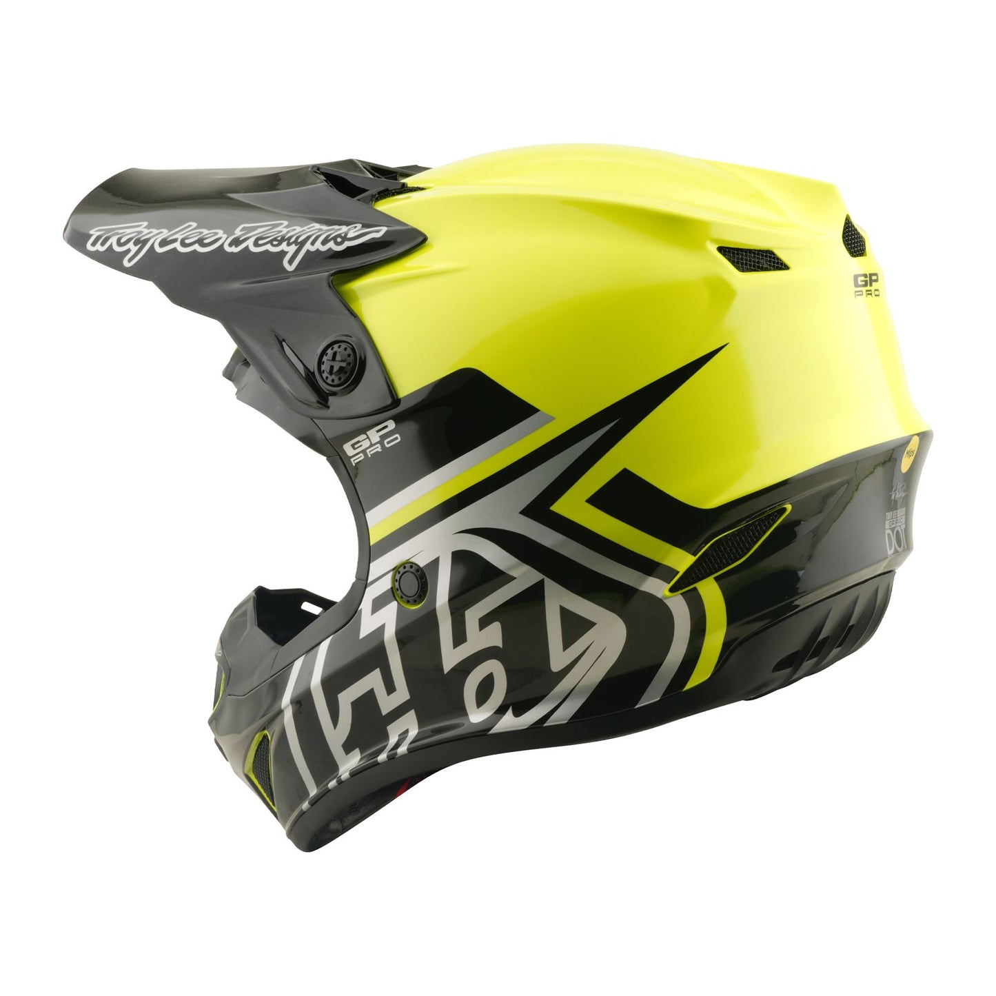Troy Lee Designs Spring 2026 MX Youth GP PRO Mono Helmets Flo Yellow