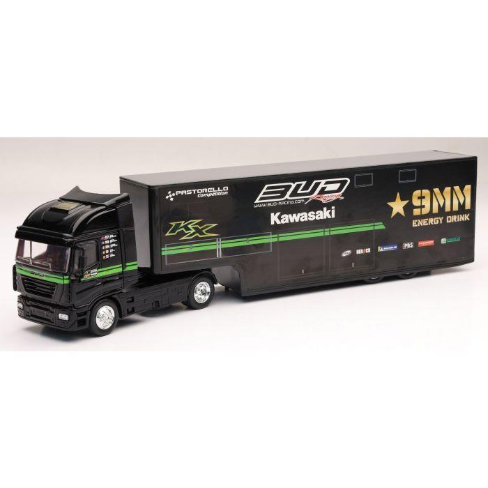 Bud Racing Kawasaki Race Truck 1:43 Scale Model Toy