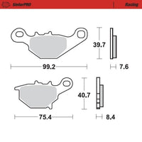 Moto-Master Pro Racing Sintered Brake Pads