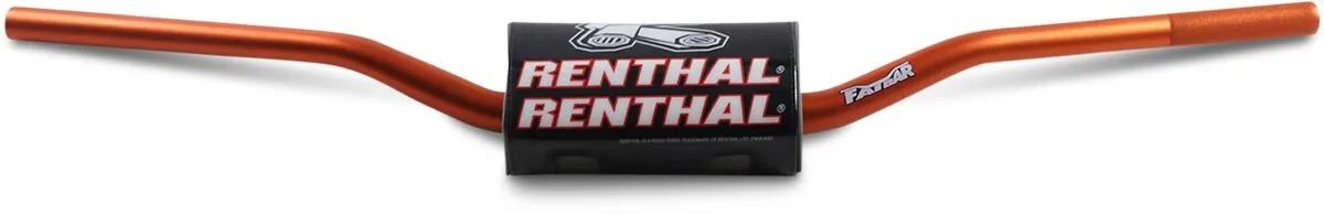 Renthal Fatbar McGrath Orange 821 Handlebar For Suzuki RM-Z 250 2019-2025
