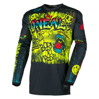 O'Neal 2026 Youth Element Rancid Black Neon Yellow MX Combo Kit