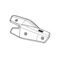 Akrapovic Carbon Fiber Exhaust Heat Shield For Kawasaki H2 1000 SX ABS Tourer Ninja 2022-2026