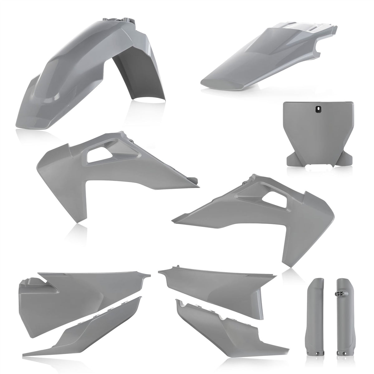Acerbis Plastic Kit White 2 For Husqvarna FE 350 PRO 2024-2025