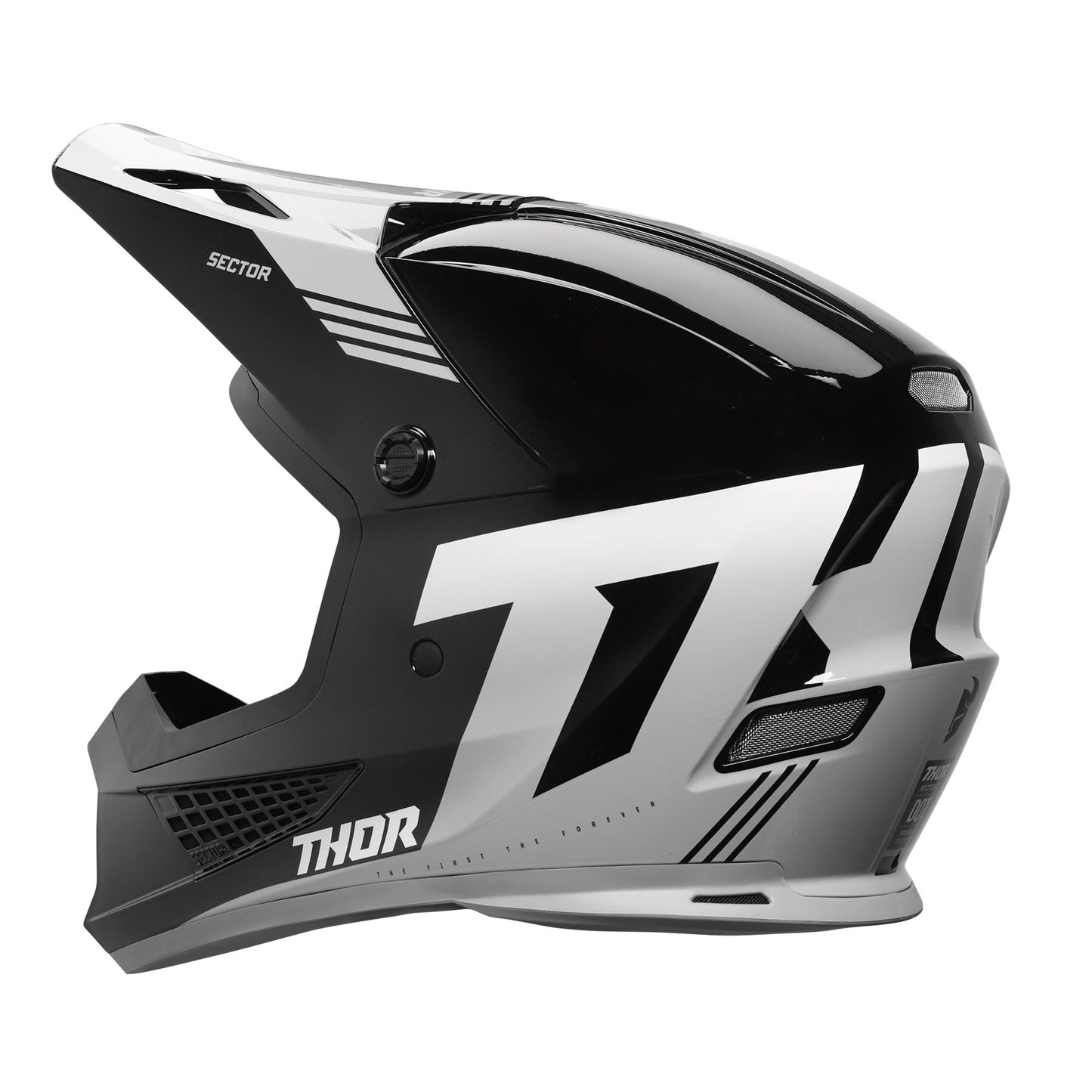 Thor 2025 Motocross Helmet Sector 2 Carve Black White
