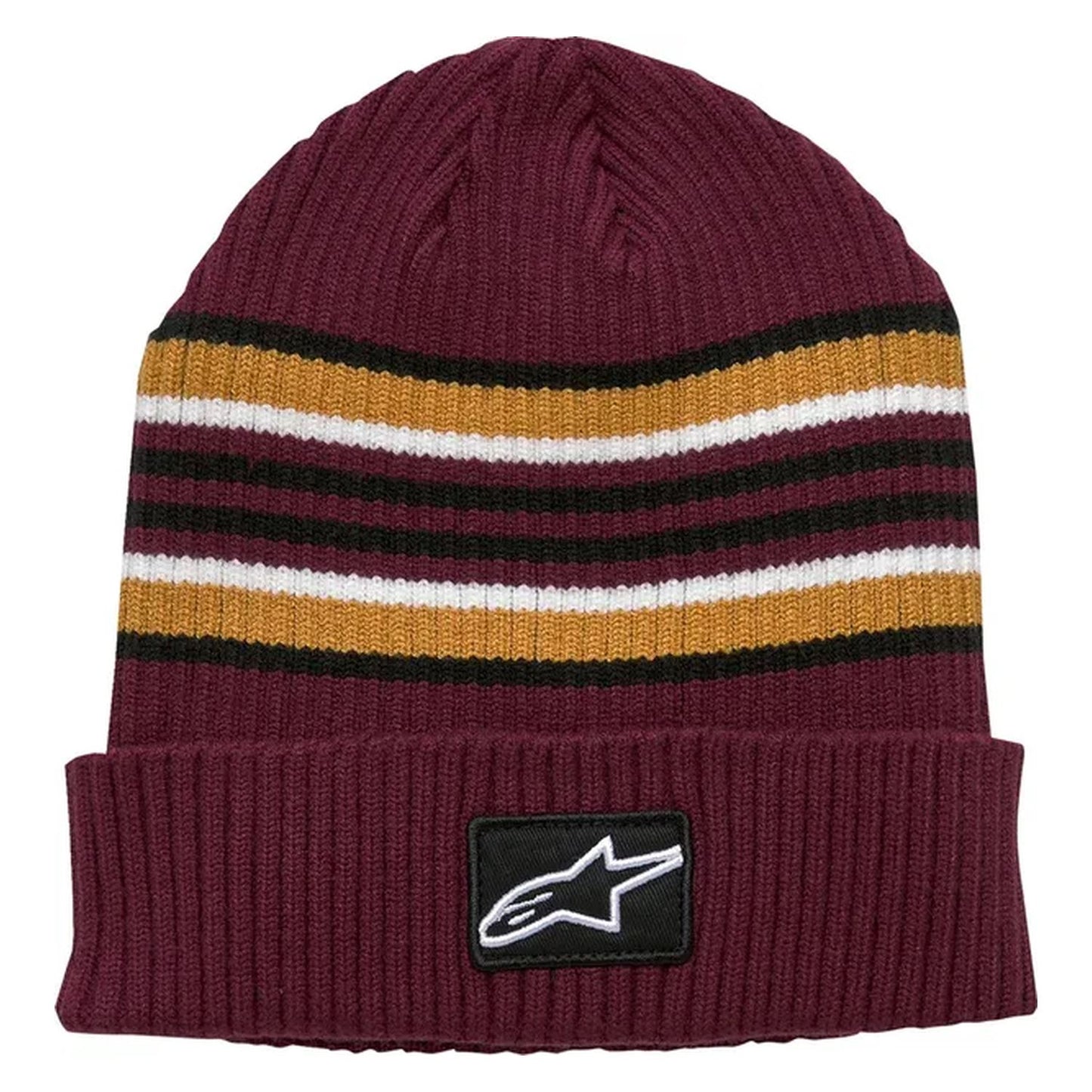 Alpinestars Bolted Cuff Beanie Hat Maroon