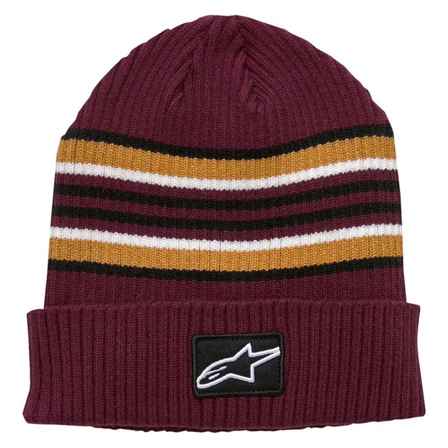 Alpinestars Bolted Cuff Beanie Hat Maroon