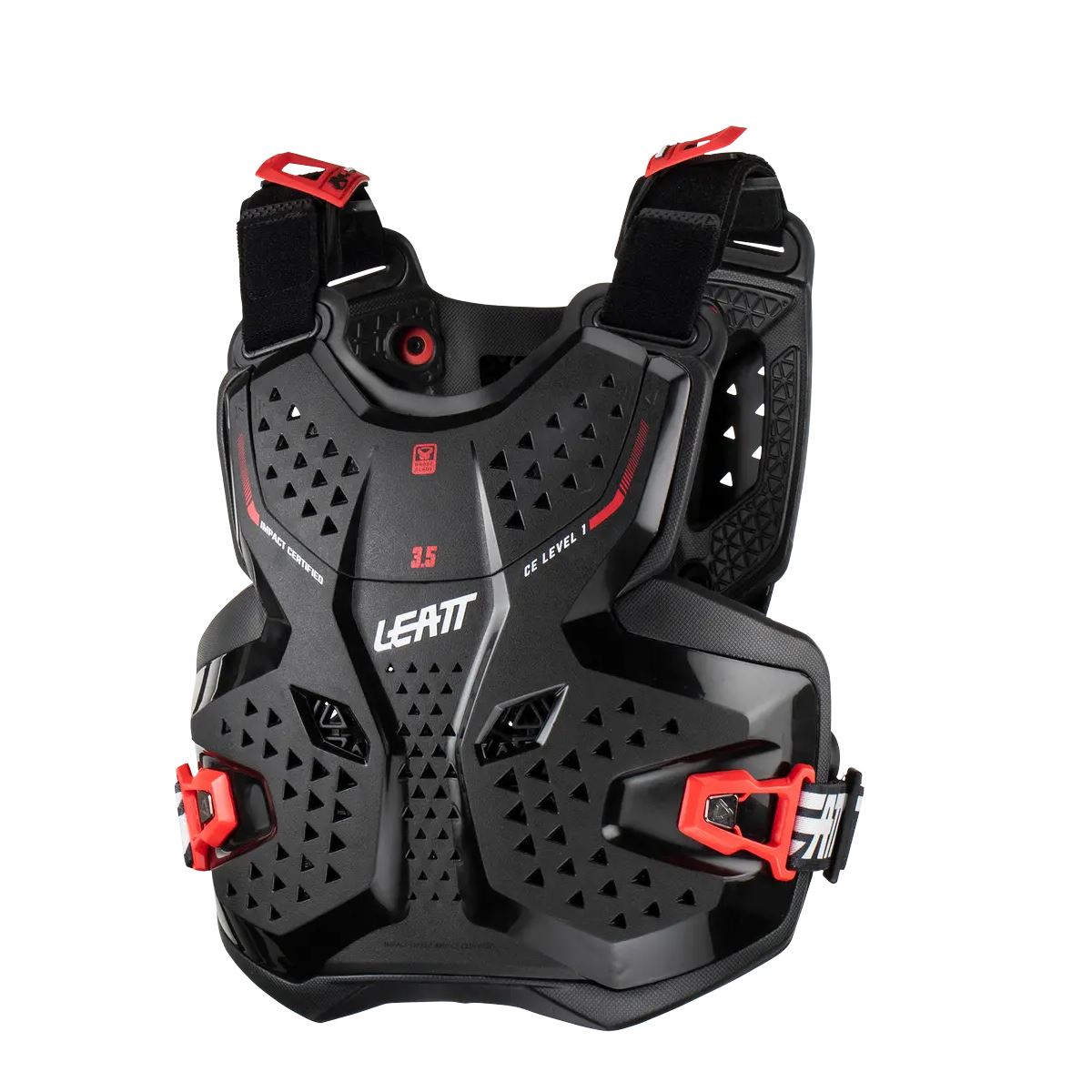 Leatt 2024 Chest Protector 3.5 Youth Black Red