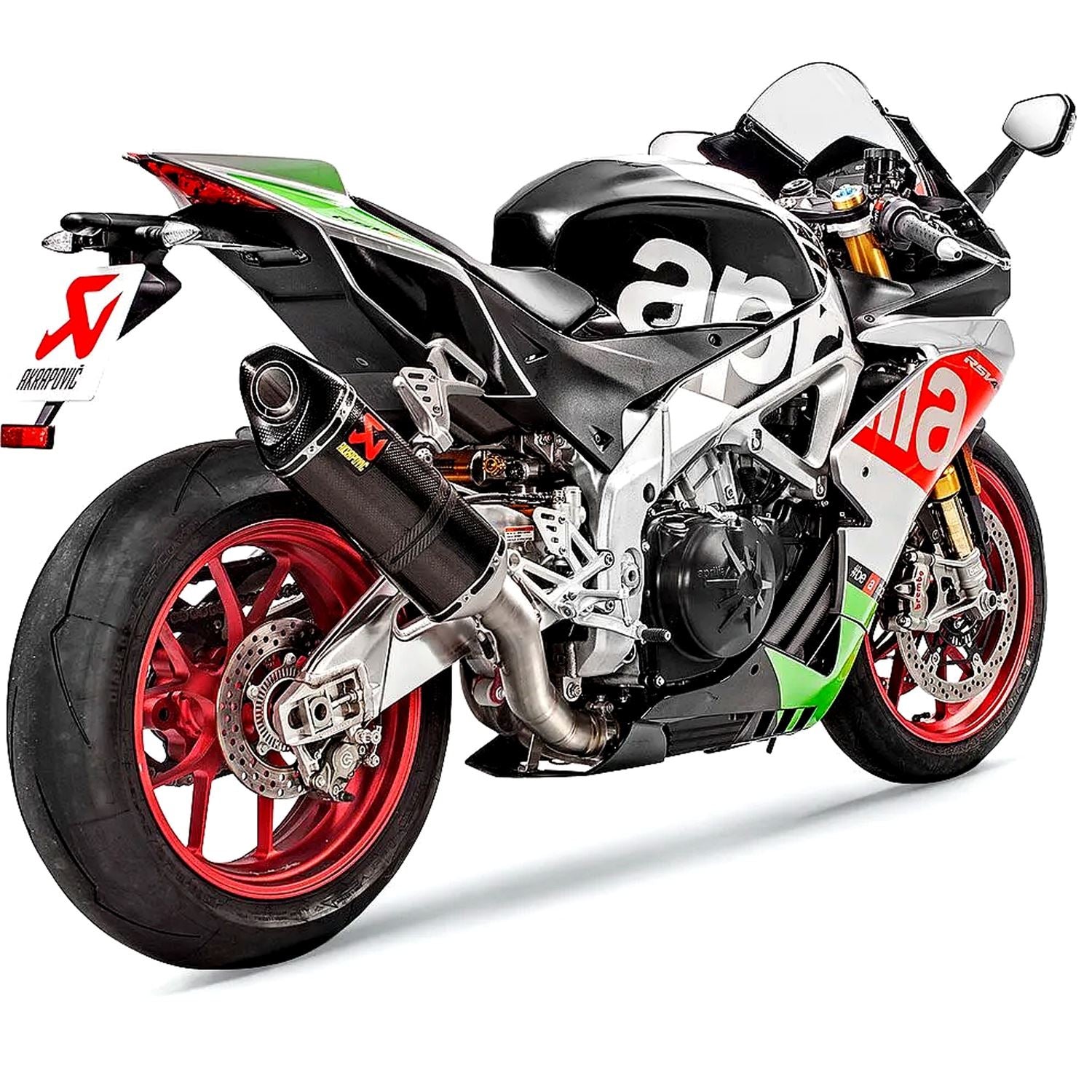 Akrapovic Carbon Fiber Line Slip On Silencer For Aprilia RSV4 1000 FW-GP Factory Works 2019-2020