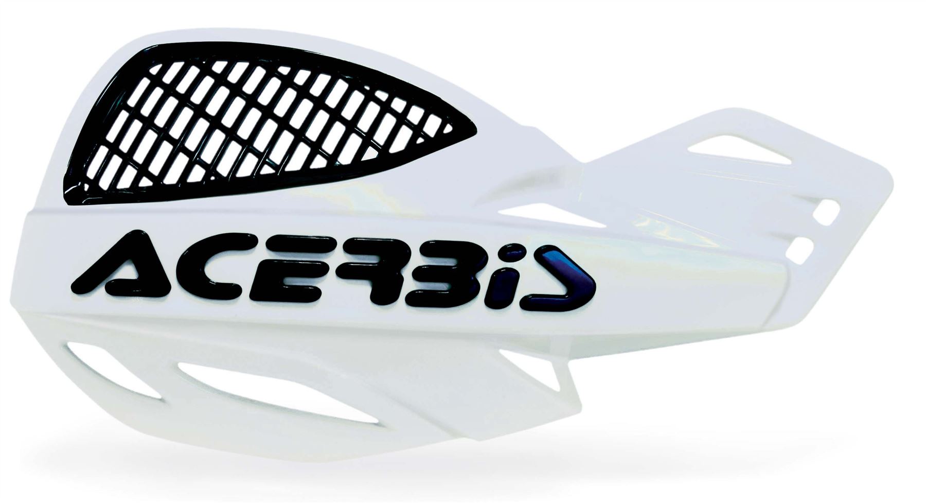 Acerbis Uniko MX Handguards Pair + Kit For White Black Yamaha WR YZ YZF
