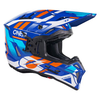 O'Neal 2026 EX-SRS Dust Blue Orange Helmet
