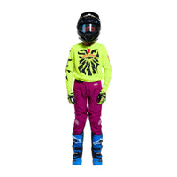 Troy Lee Designs Spring 2026 Youth GP Pro Cyclops MX Combo Kit Flo Yellow Fuchsia