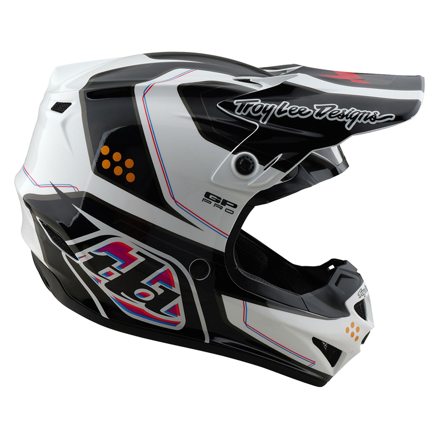 Troy Lee Designs Spring 2025 MX Helmet GP PRO Youth Trooper White
