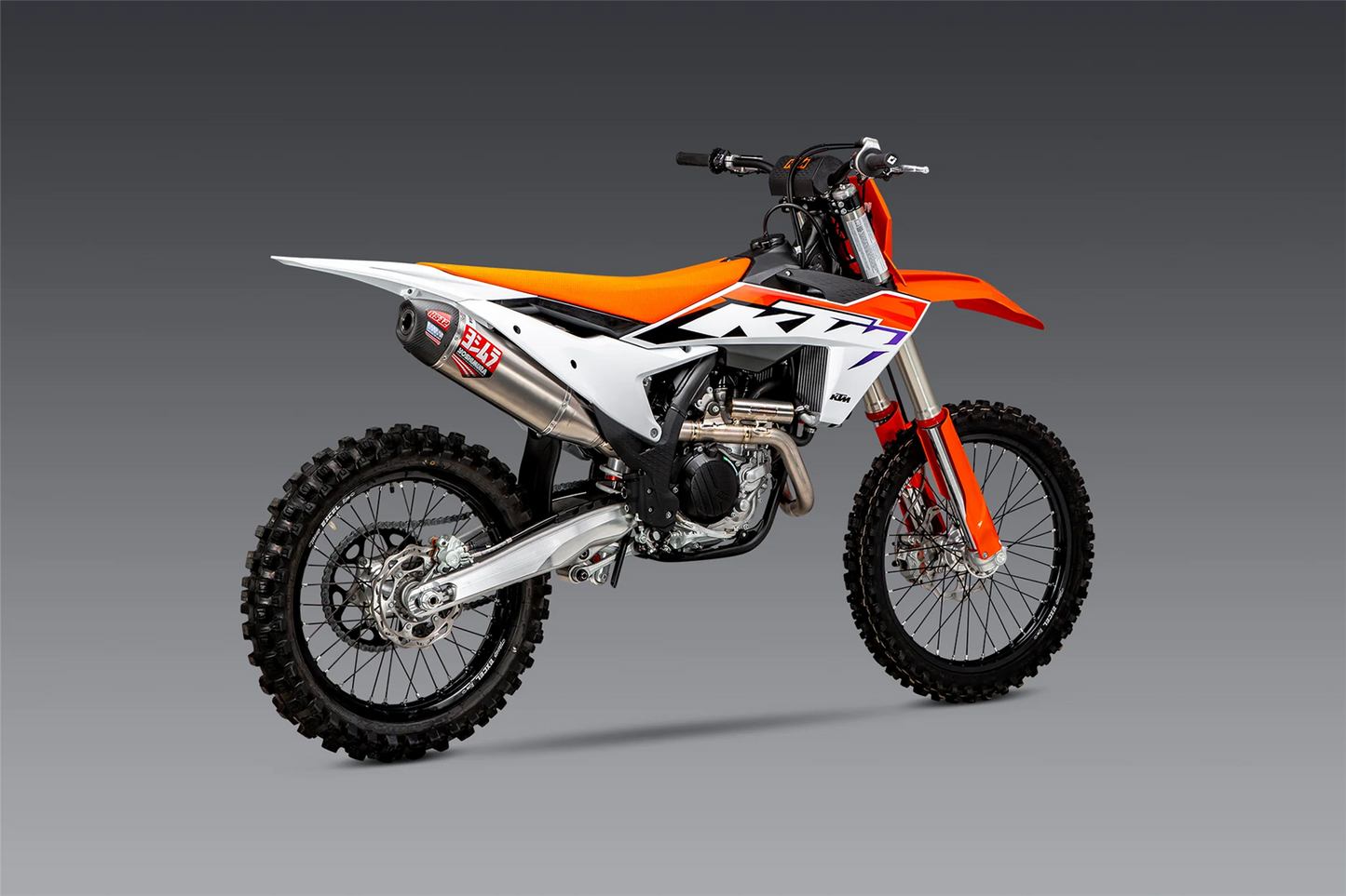 Yoshimura RS-12 Full Exhaust System Titanium Carbon Cap For Motocross Enduro Motorcycles