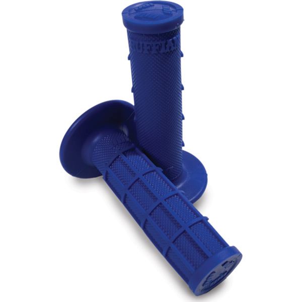 ODI Ruffian Half-Waffle Grips Blue For Motocross Enduro Motorcycles
