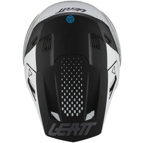 Leatt 2024 Helmet Moto 8.5 V22 Black White 5.5 Goggles & Bag