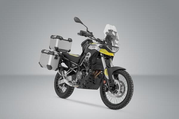 SW-Motech TRAX ADV Full Luggage System Silver Kit For Aprilia Tuareg 660 XC 2021 - 2024