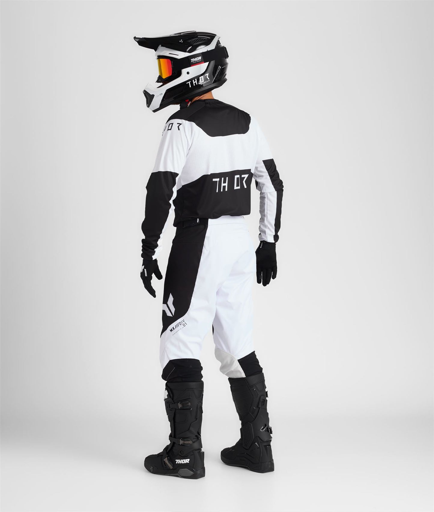 Thor 2026 Motocross Combo Kit Launchmode Storm Black White