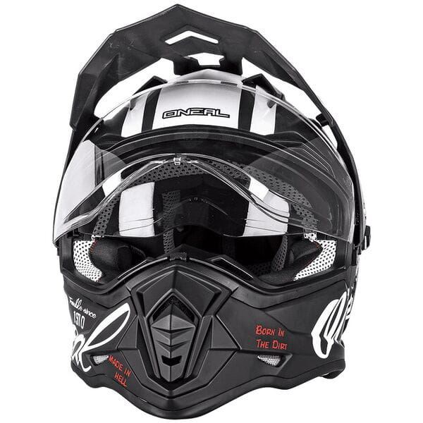 O'Neal 2024 Motocross Helmet SIERRA Torment Black White