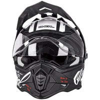 O'Neal 2025 Motocross Helmet SIERRA Torment Black White