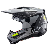 Alpinestars 2026 Supertech SM5 Rover 2 Dark Grey Yellow Flou Motocross Helmet