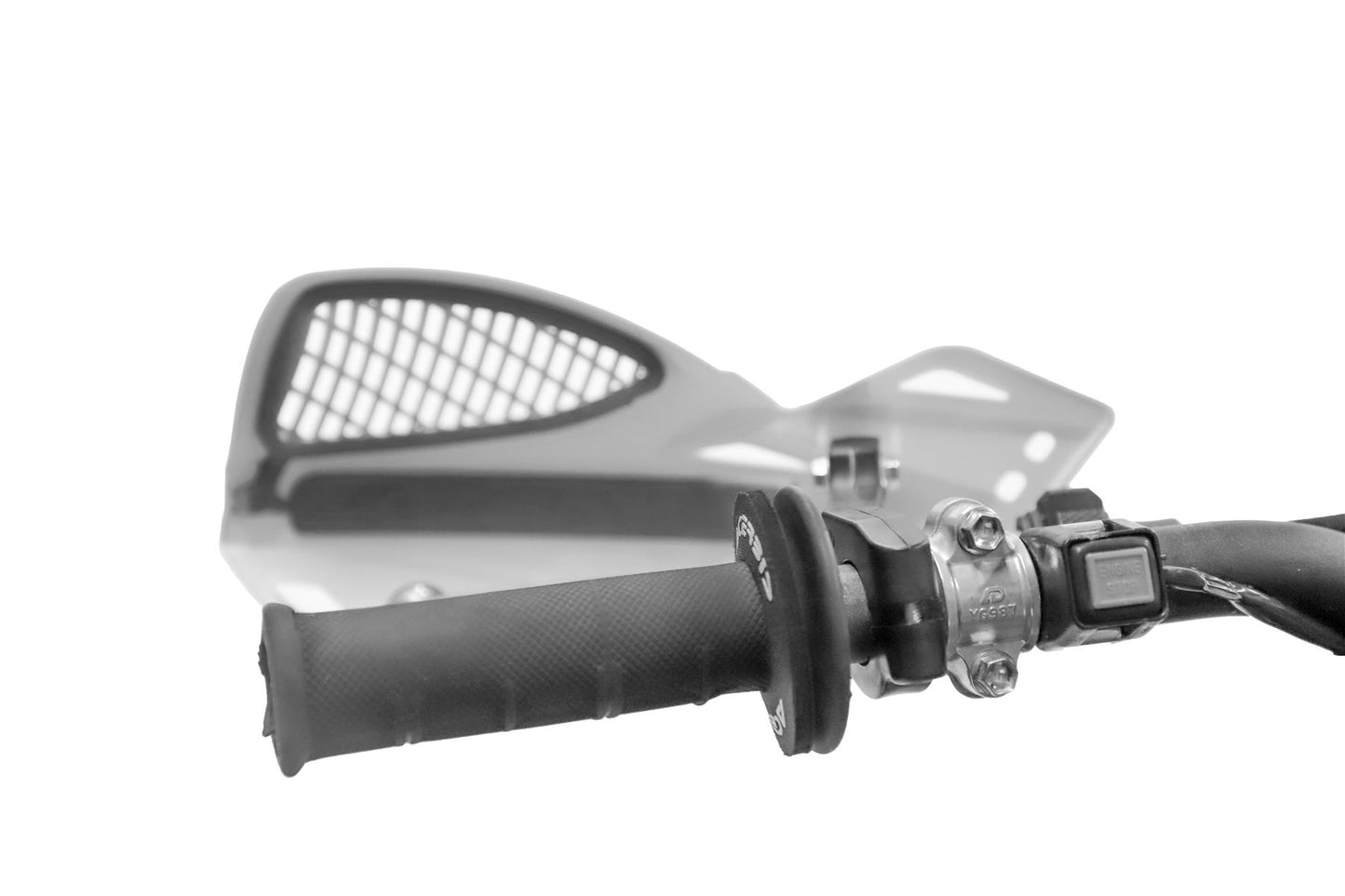 Acerbis Uniko MX Handguards Pair + Kit For White Black TM EN MX