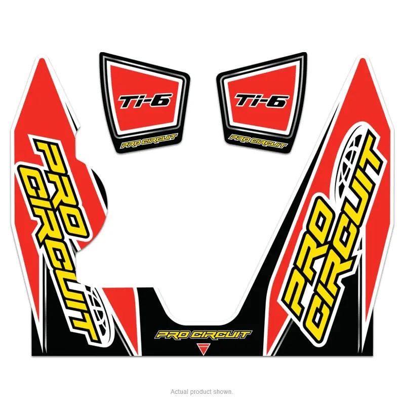 Pro Circuit Ti-6 Yamaha YZ 450F Exhaust Decal Kit