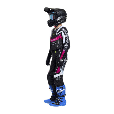 Troy Lee Designs Spring 2026 Youth SE PRO Salvo MX Combo Kit Black White